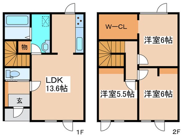 Himawari C棟の物件間取画像